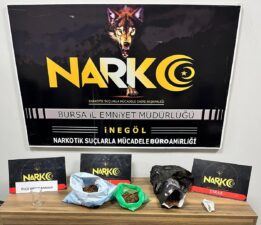 Bursa’da uyuşturucu taciri kıskıvrak yakalandı