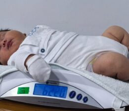 6 kilo 150 gram bebek dünyaya geldi