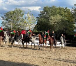 İnegöl Atlı Spor Kulübü’nden Gazze’ye Destek
